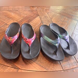 OOFO OOLALA SANDALS BUNDLE SIZE 9